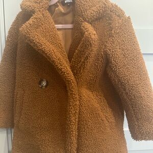 Apparis children’s Brown Teddy Jacket